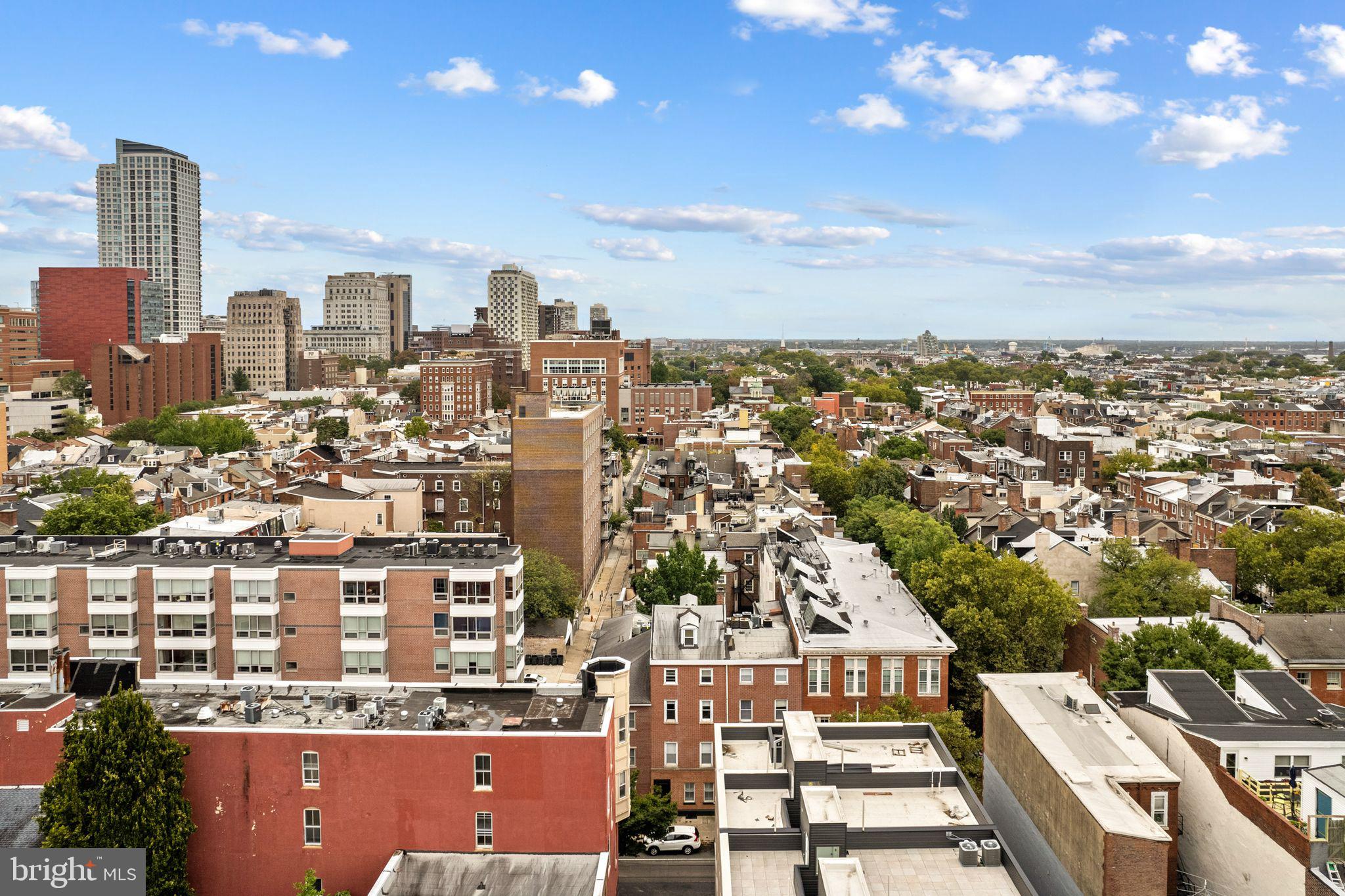 303 South 11th Street, Unit 9 Philadelphia, PA 19107 - Photo 7 of 36 a view of city with tall buildings