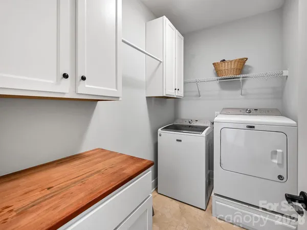 a room with storage and utility