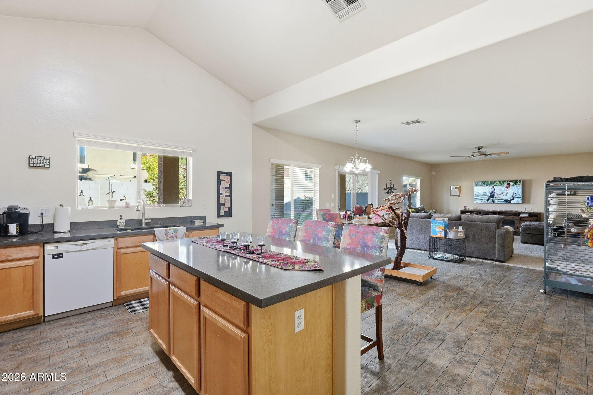 17760 West Charter Oak Road Surprise, AZ 85388 - Photo 16 of 45 a kitchen with a counter top space and a sink