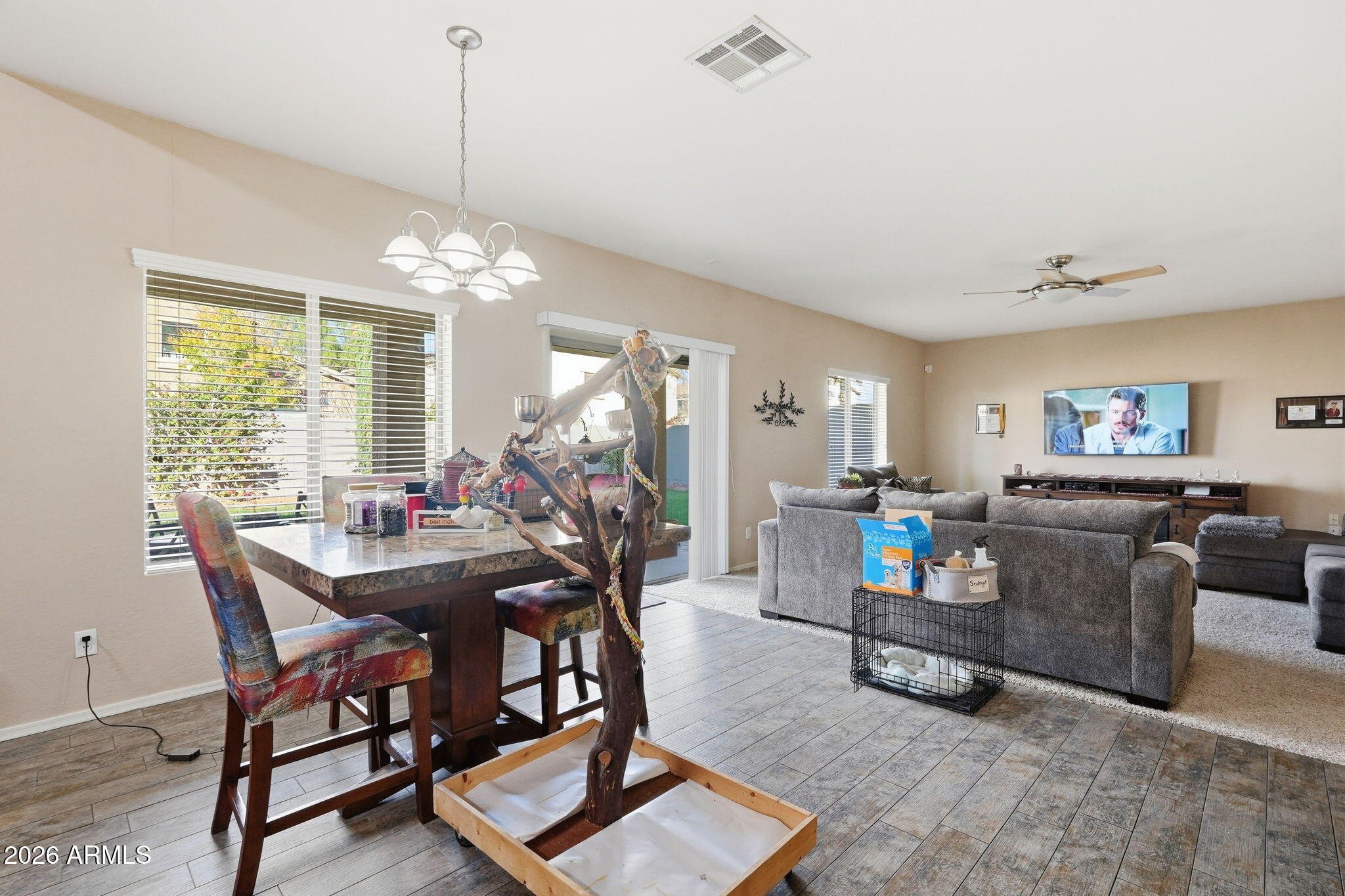17760 West Charter Oak Road Surprise, AZ 85388 - Photo 18 of 45 a view of a livingroom and dining room