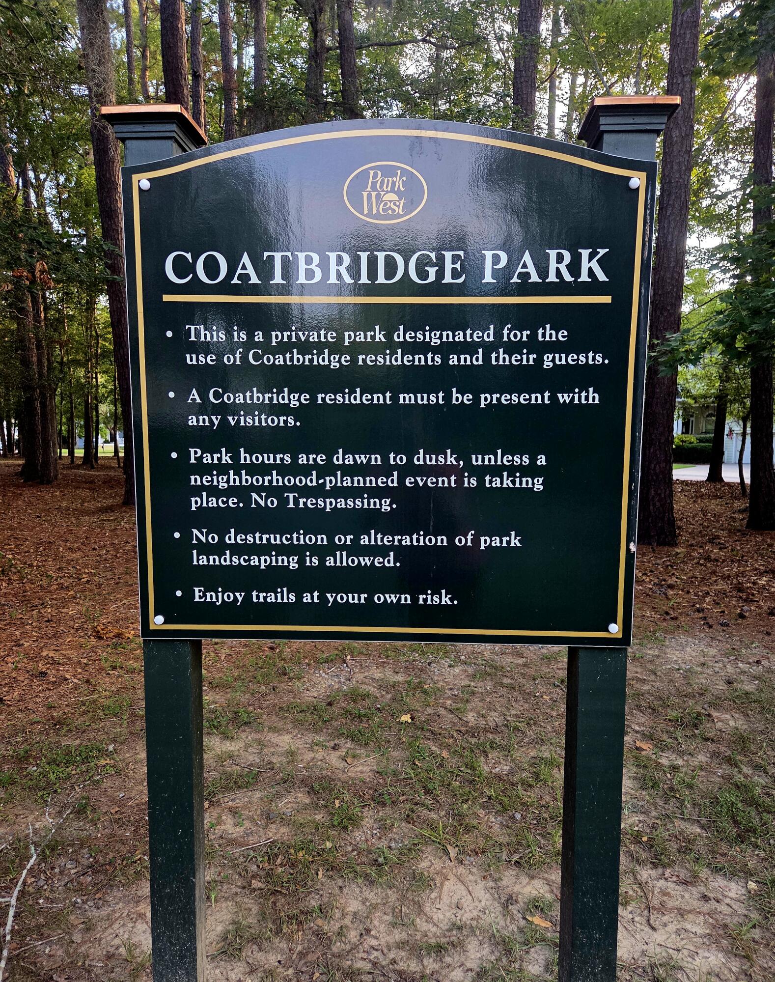 3491 Toomer Kiln Circle Mount Pleasant, SC 29466 - Photo 35 of 44 CB Park sign