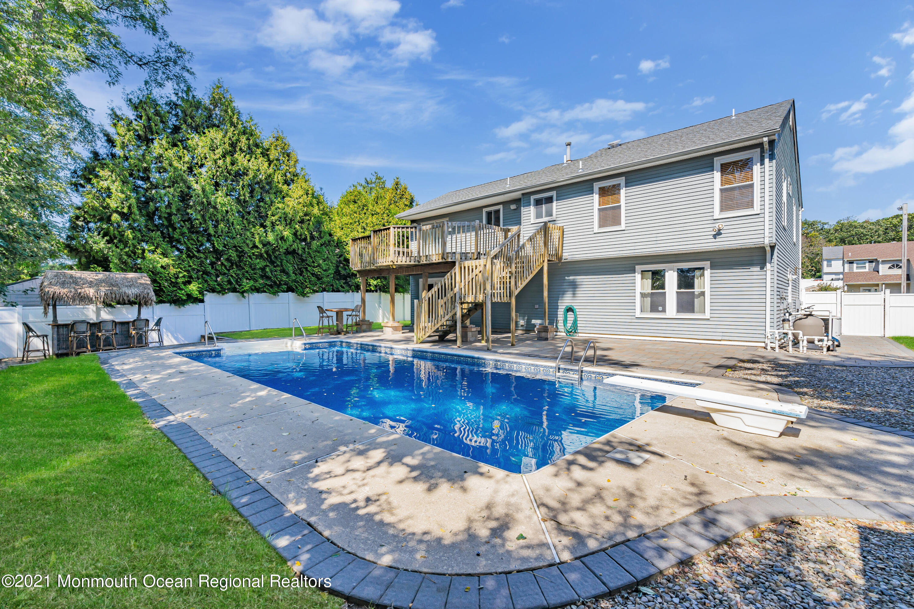 16 Marc Drive Howell, NJ 07731 - Photo 24 of 29 a view of a house with swimming pool