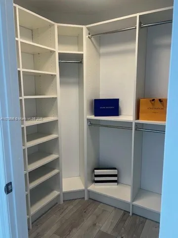 a view of closet