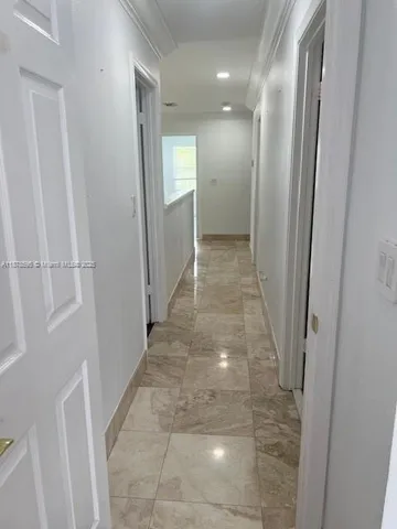 a view of a golf course with a garden