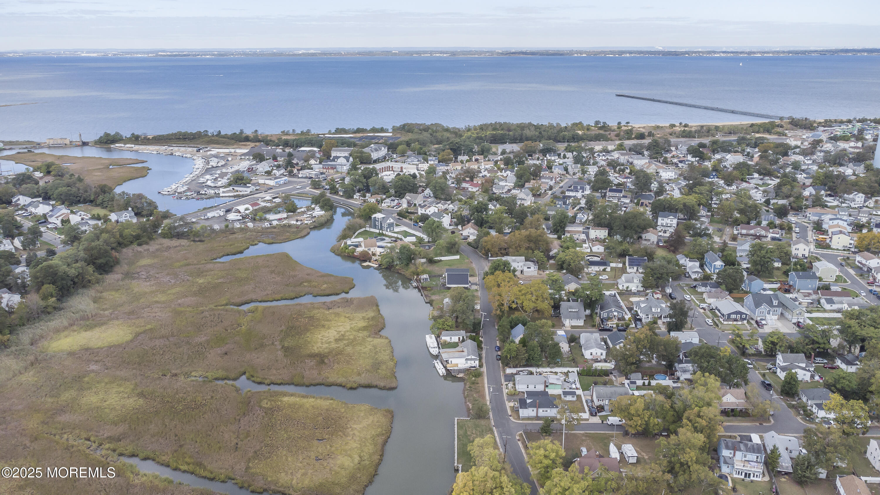 103 Creek Road Keansburg, NJ 07734 - Photo 26 of 34 an aerial view of a houses with a outdoor space
