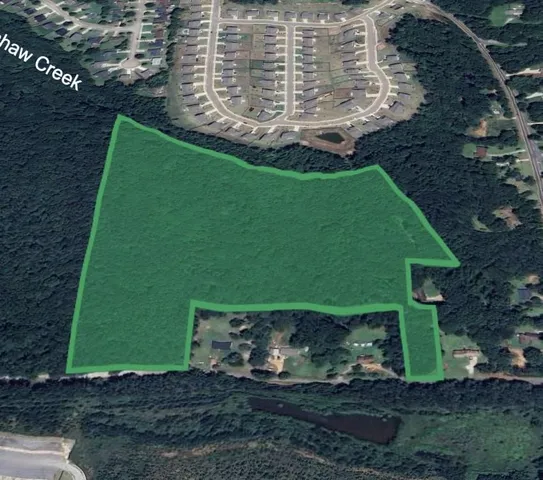 a view of a garden with a bench