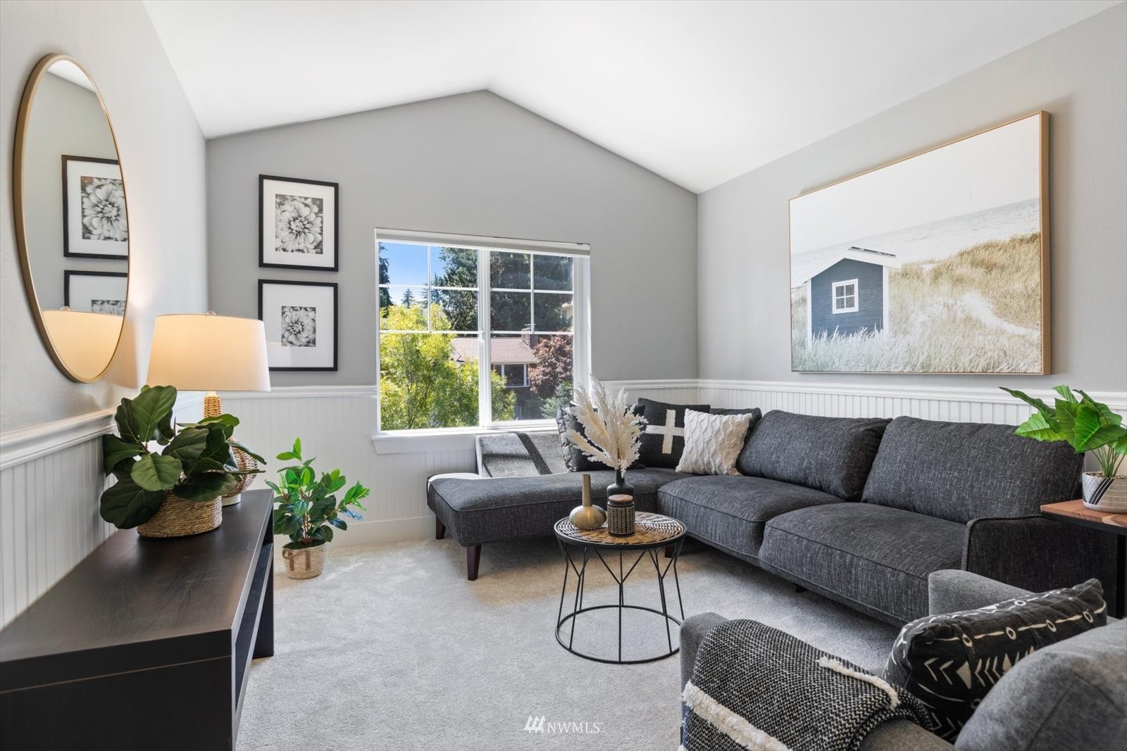 5014 Northeast 24th Street Renton, WA 98059 - Photo 27 of 37 a living room with furniture flowerpot and a window