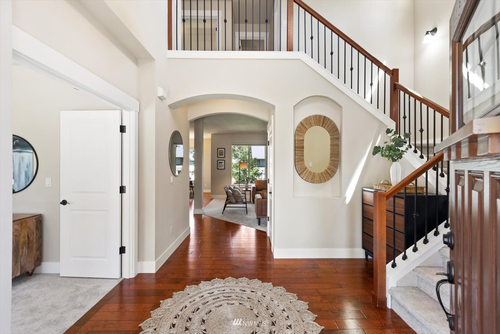 5014 Northeast 24th Street Renton, WA 98059 - Photo 4 of 37 a view of entryway and hall with wooden floor
