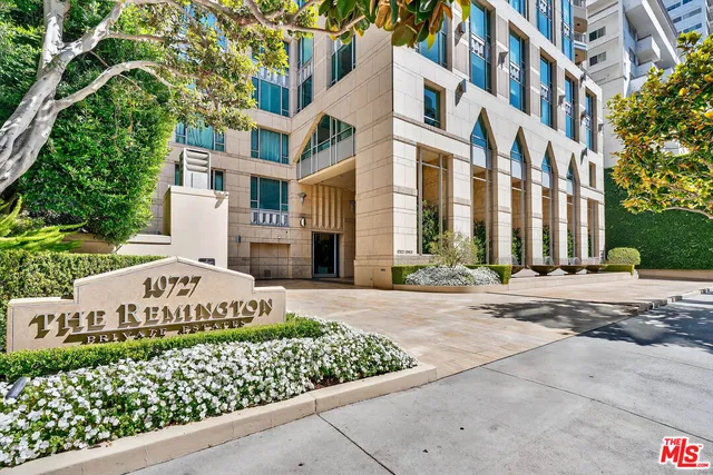 a front view of a building