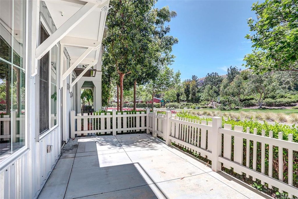 Large enclosed outdoor patio