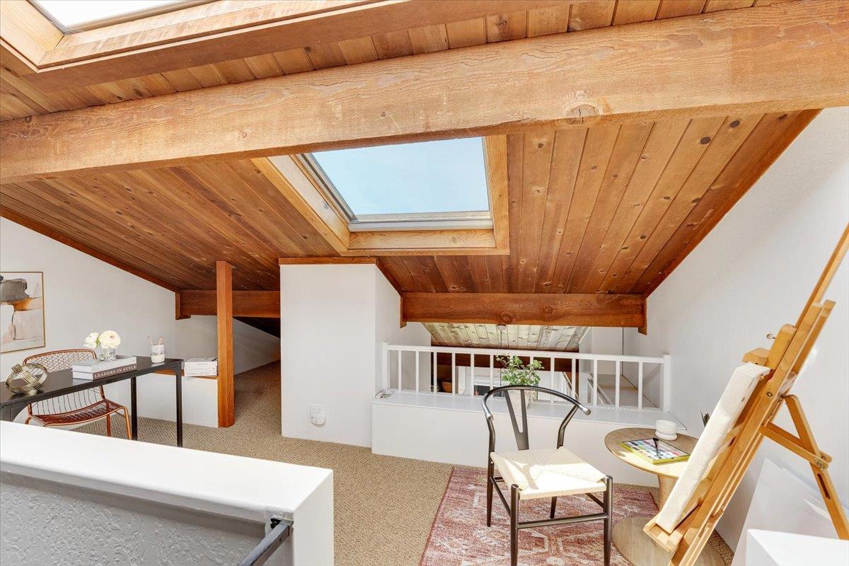 113 Tree Frog Lane Santa Cruz, CA 95060 - Photo 14 of 49 a view of a chairs and table in the balcony