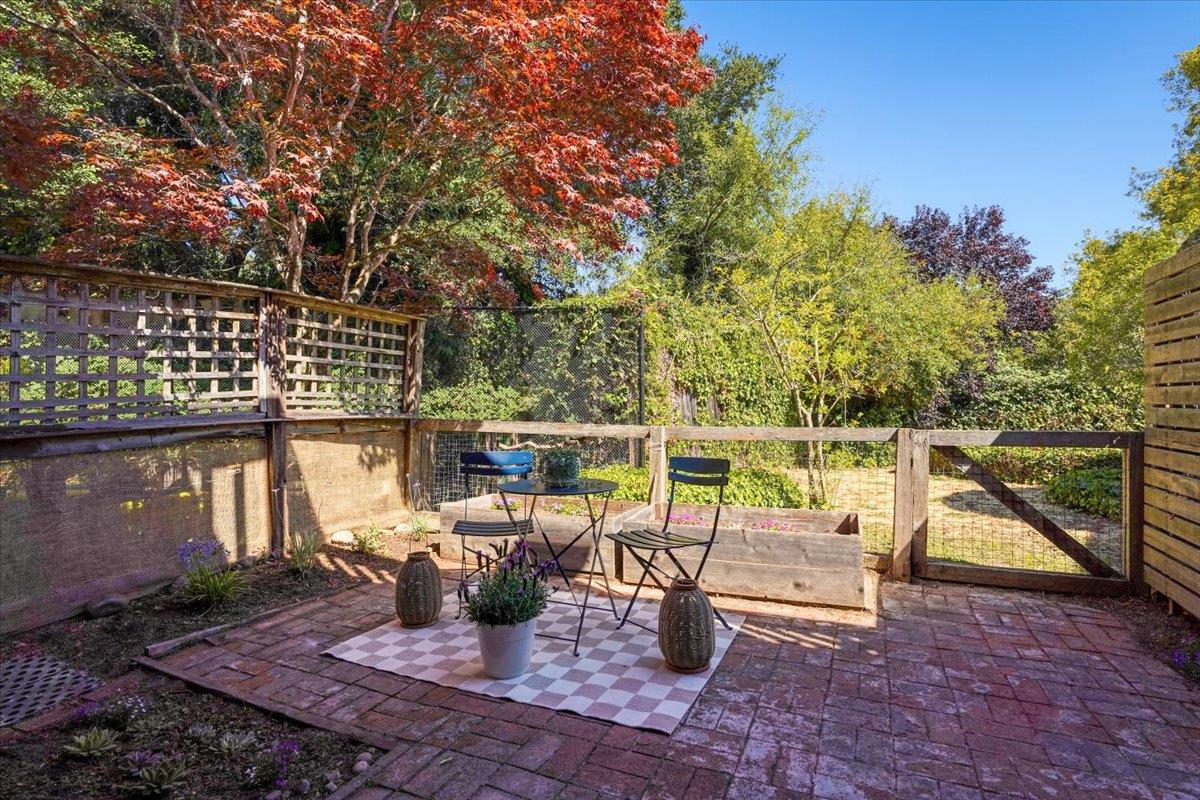 113 Tree Frog Lane Santa Cruz, CA 95060 - Photo 27 of 49 a view of outdoor space with seating