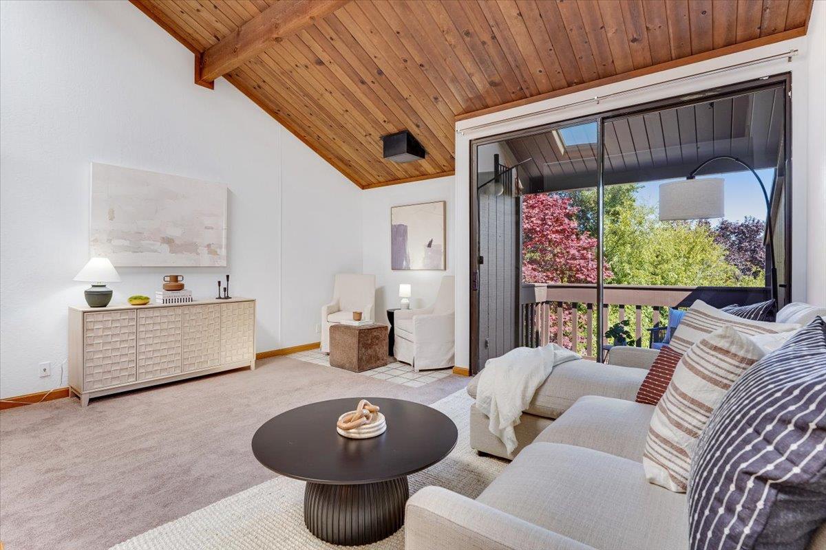 113 Tree Frog Lane Santa Cruz, CA 95060 - Photo 5 of 49 a living room with furniture and a large window