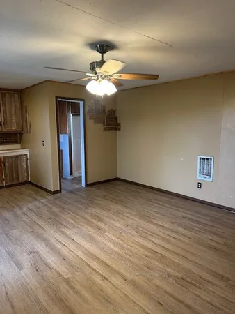 a view of a livingroom with a flat screen tv