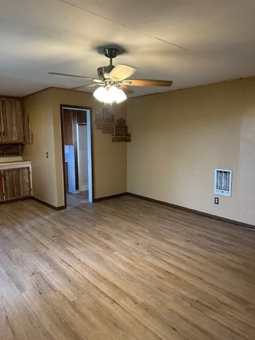 a view of a livingroom with a flat screen tv