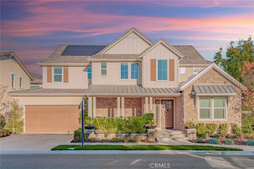 front view of house with a yard