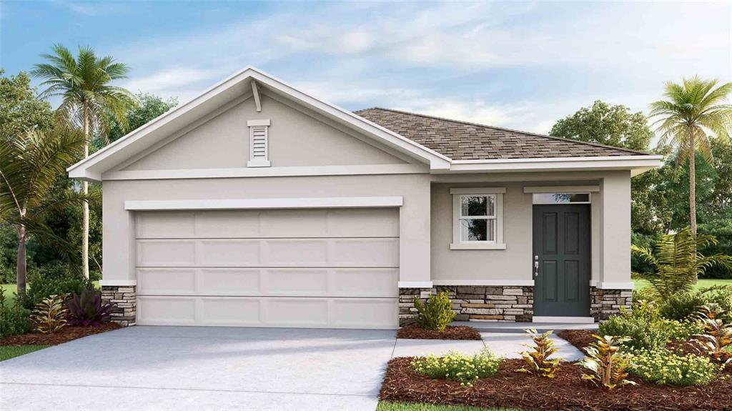 10551 Dusty Boot Road Land O Lakes, FL 34638 - Photo 1 of 1 a front view of a house with a garage