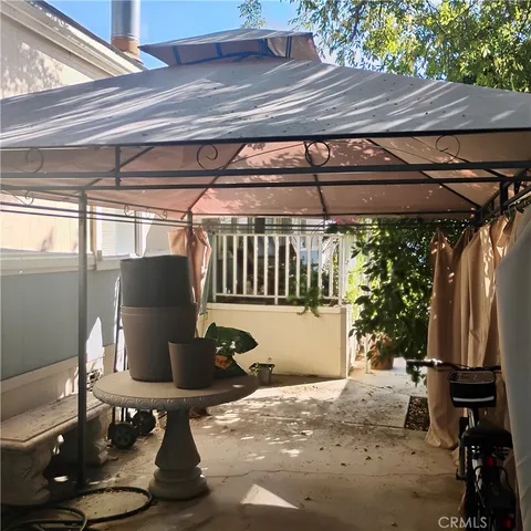 a room with furniture and a window