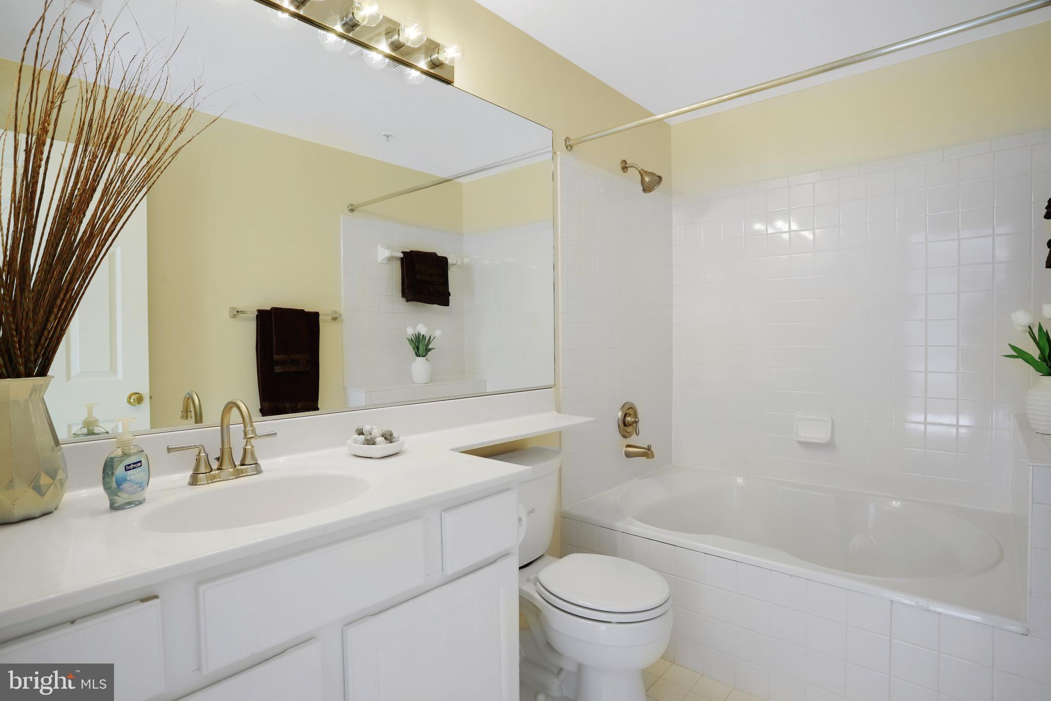 111 Timberbrook Lane, Unit 201 Gaithersburg, MD 20878 - Photo 24 of 38 a bathroom with a sink a toilet and shower