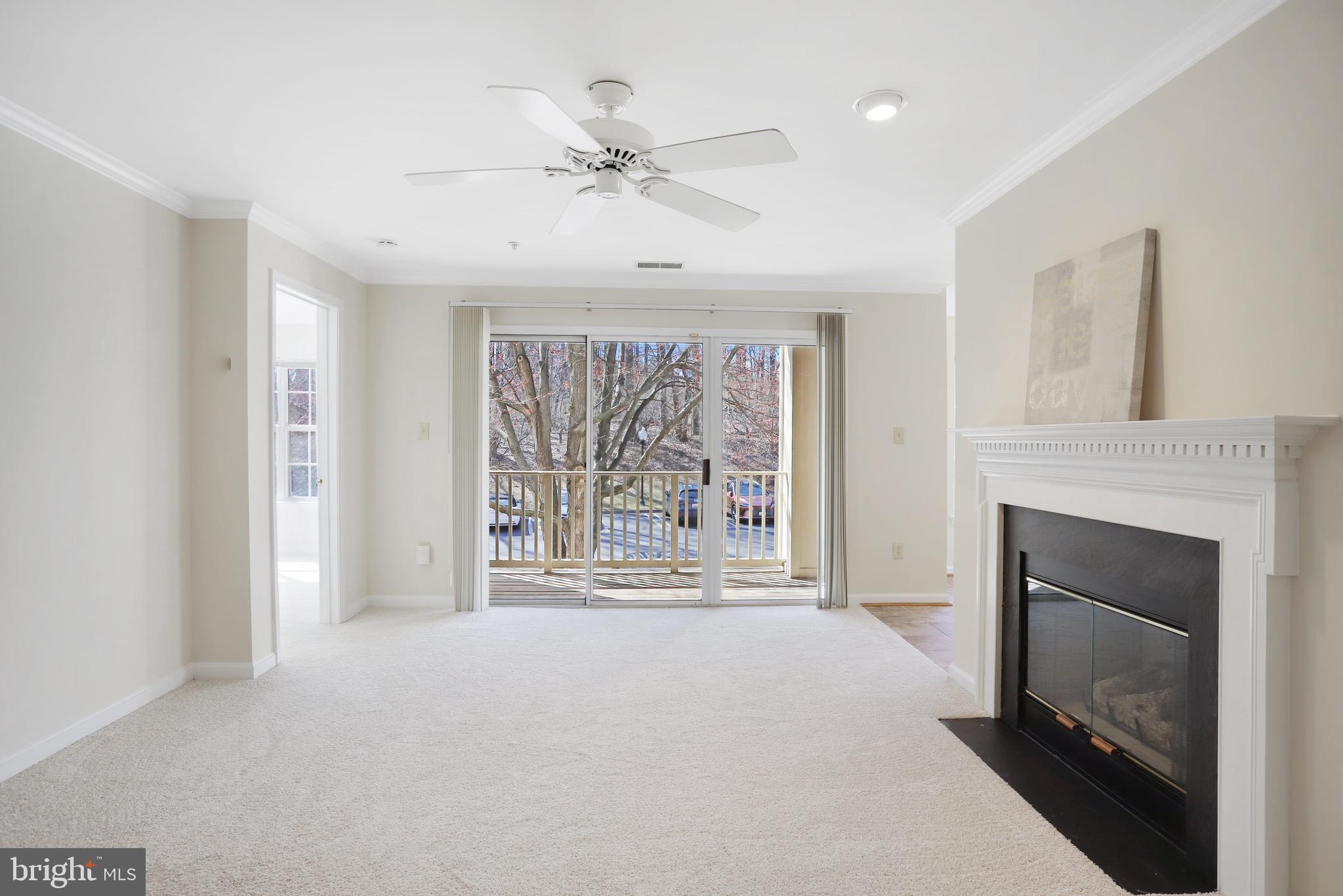 111 Timberbrook Lane, Unit 201 Gaithersburg, MD 20878 - Photo 8 of 38 a view of an empty room with a fireplace