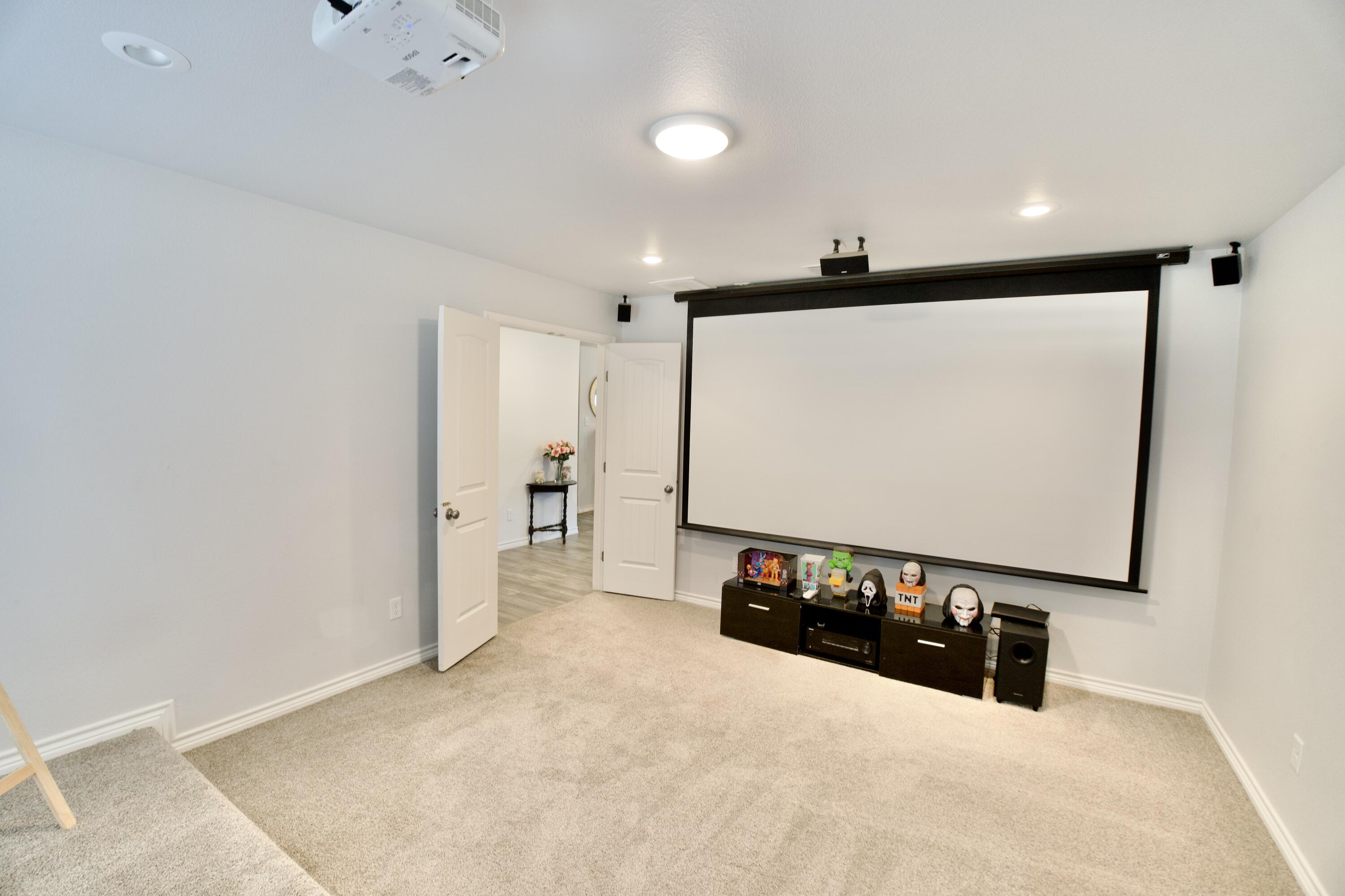 8813 17th Street Lubbock, TX 79416 - Photo 11 of 20 a view of a projector room with windows