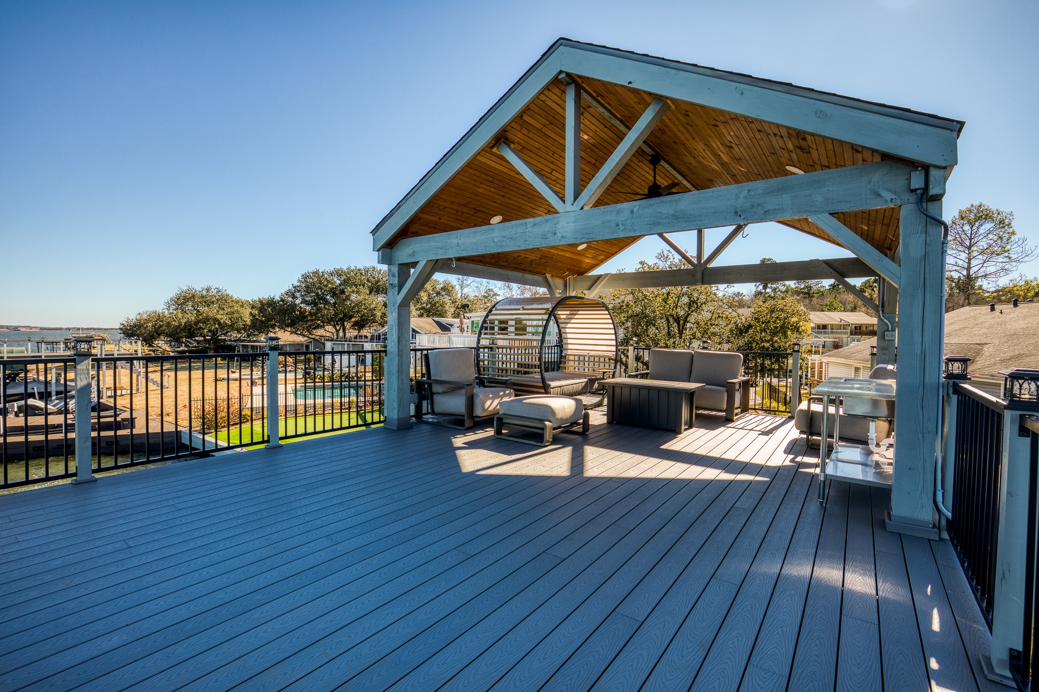 69 Lakeview Village Conroe, TX 77356 - Photo 41 of 50 swimming pool view with a seating space