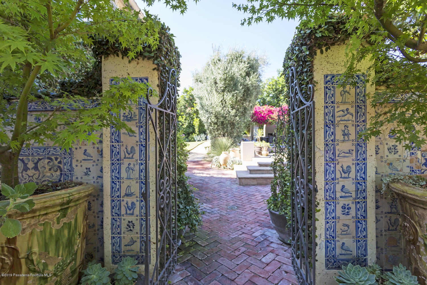 1130 Virginia Road San Marino, CA 91108 - Photo 29 of 55 a view of a house with a flower garden