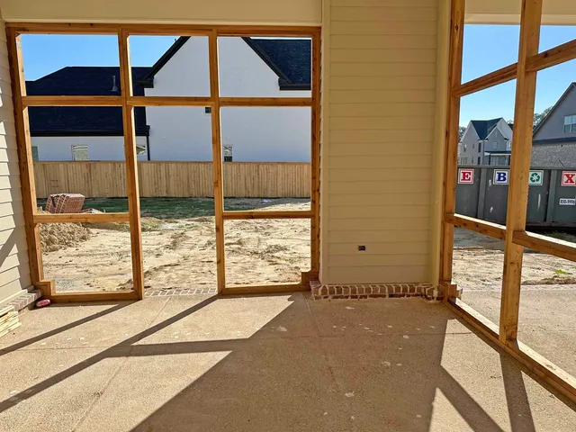 a view of a indoor garage