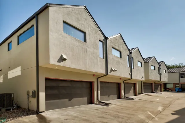 a front view of a building with entryway