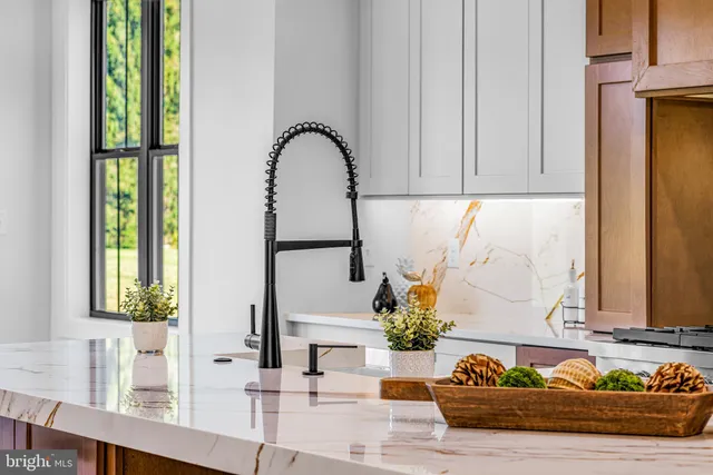 a close up of a shower curtain