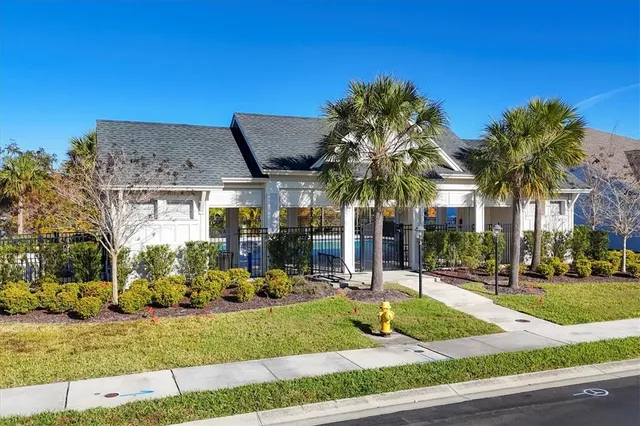 a view of outdoor space with sitting area