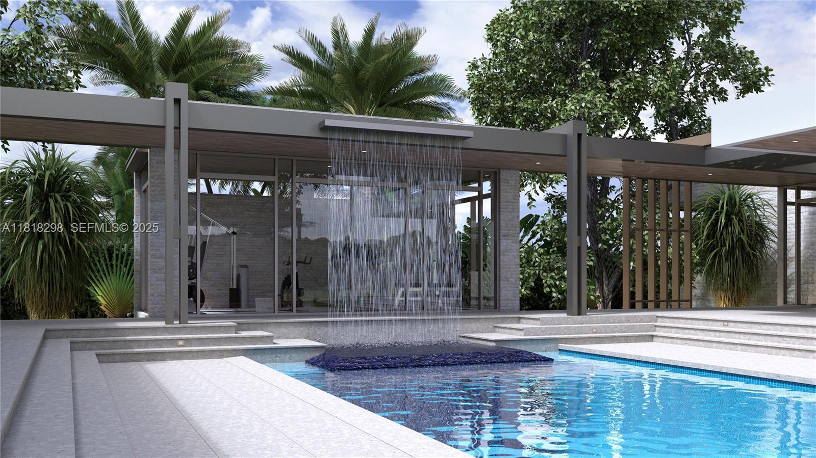 6421 Southwest 116th Street Pinecrest, FL 33156 - Photo 6 of 13 a view of swimming pool with patio