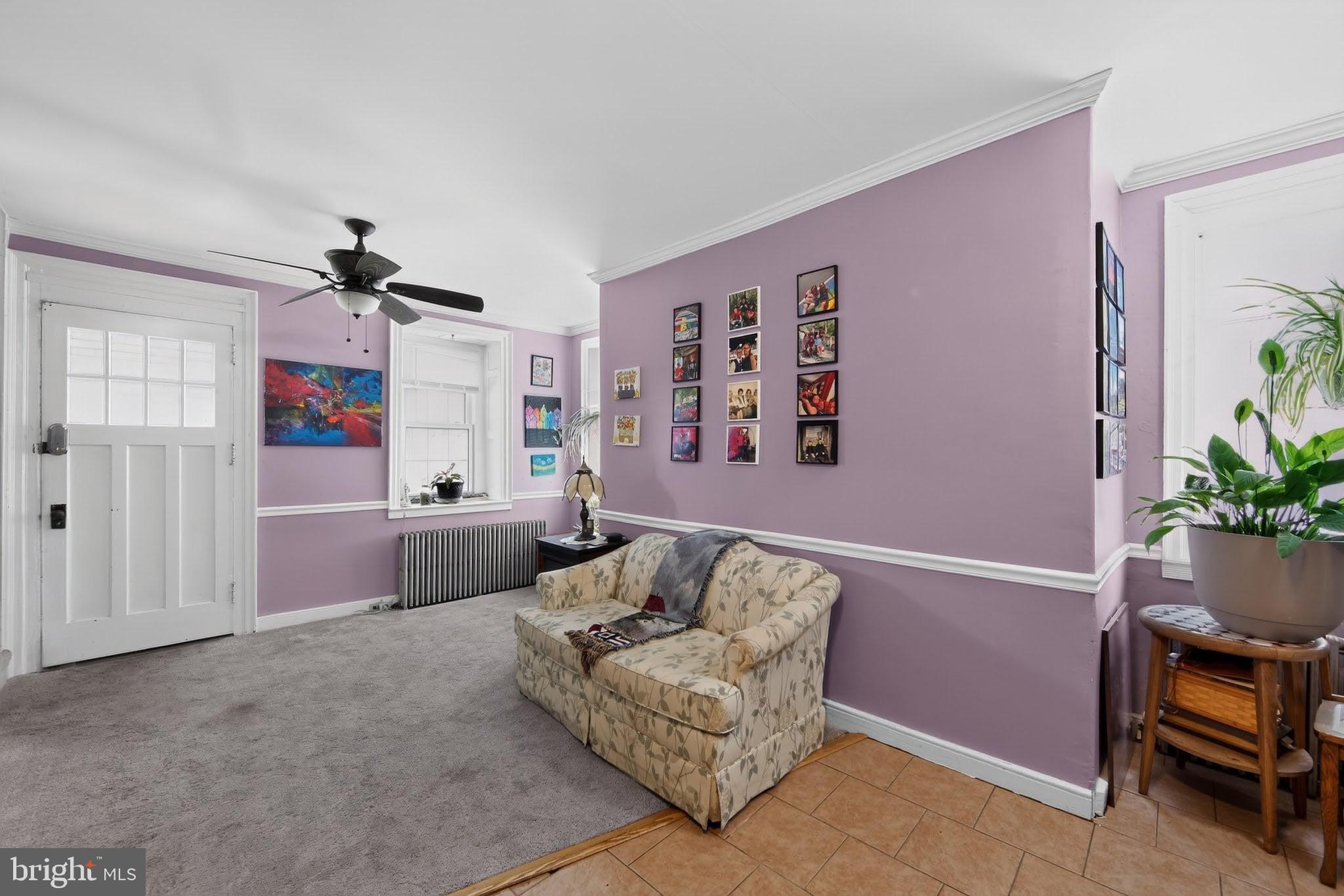 238 Brown Street Spring City, PA 19475 - Photo 29 of 57 Charming purple-hued living space.