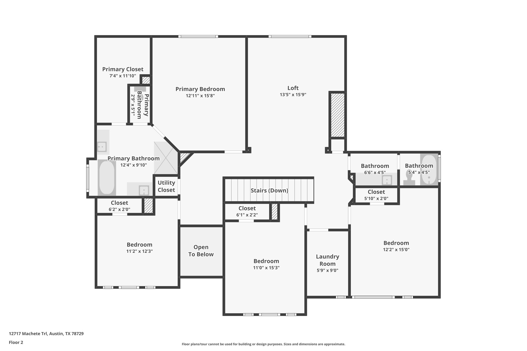12717 Machete Trail Austin, TX 78729 - Photo 32 of 32 View of home floor plan