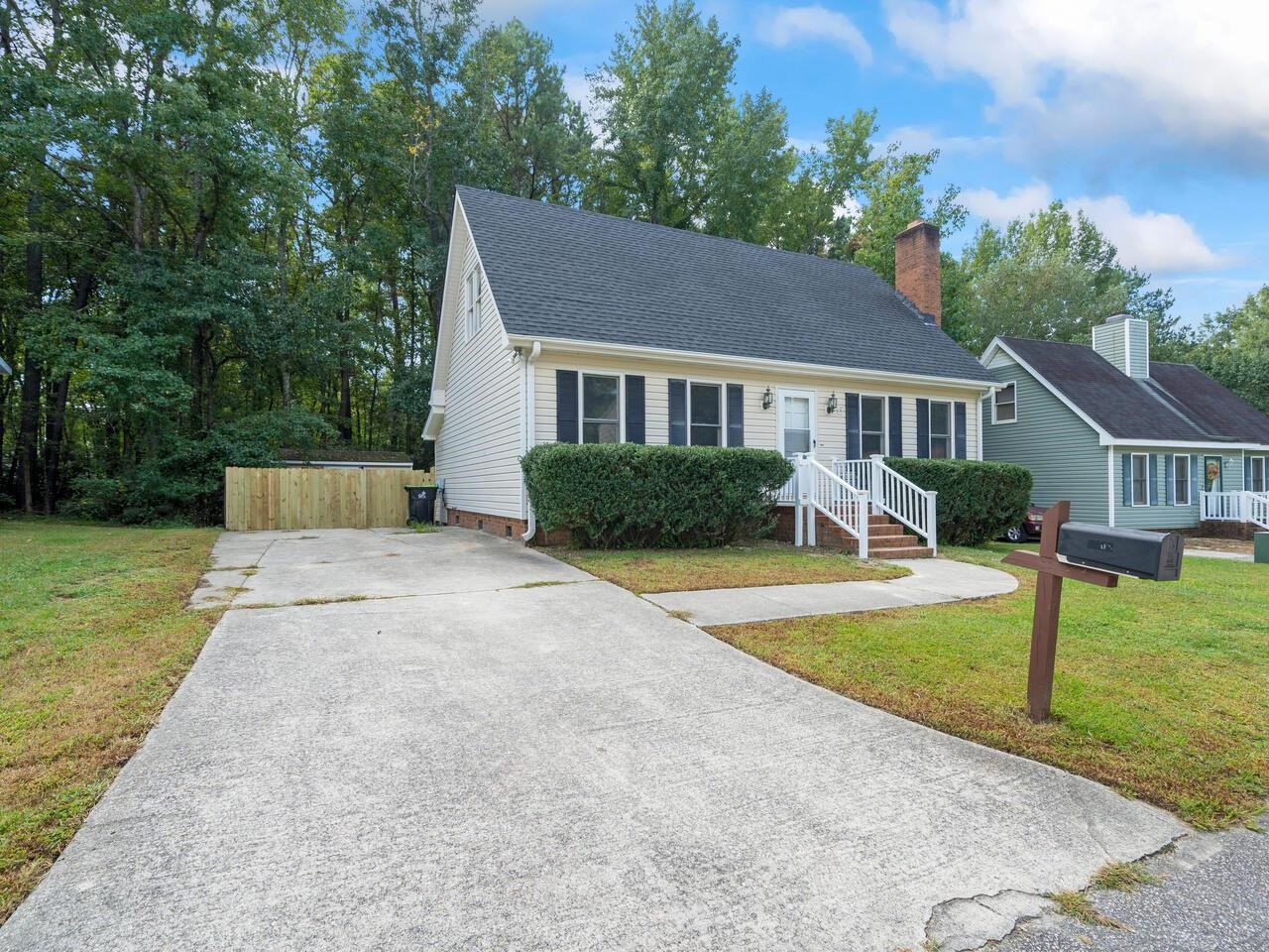3608 Iron Sight Court Raleigh, NC 27616 - Photo 34 of 36 front view of a house with a yard