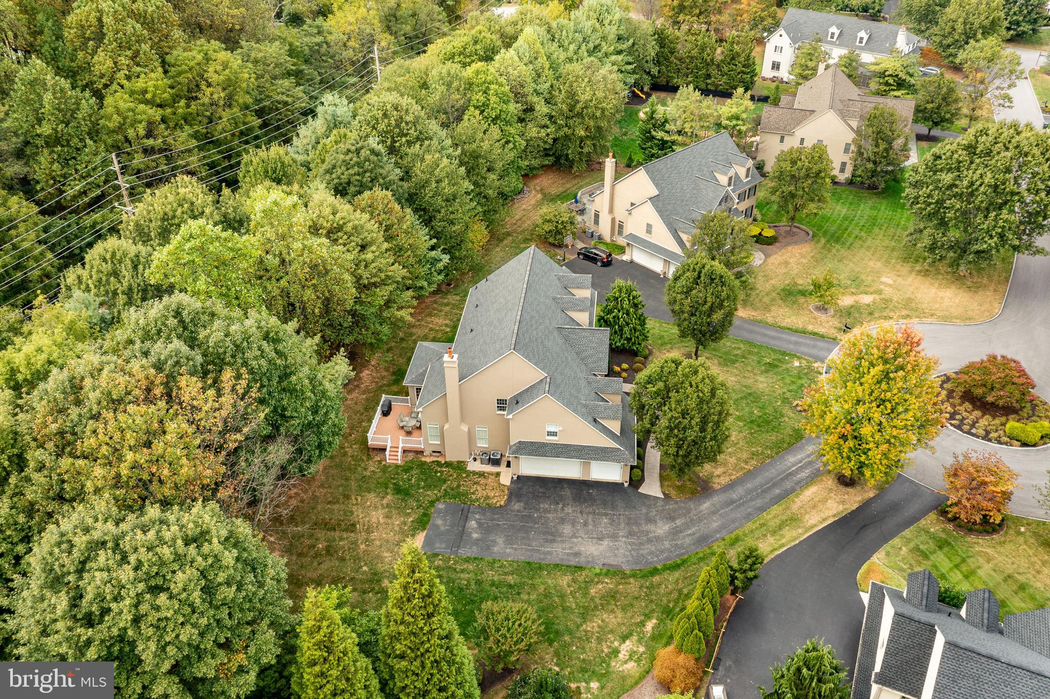 37 Ruth Circle Malvern, PA 19355 - Photo 60 of 63 an aerial view of residential house with outdoor space and trees all around