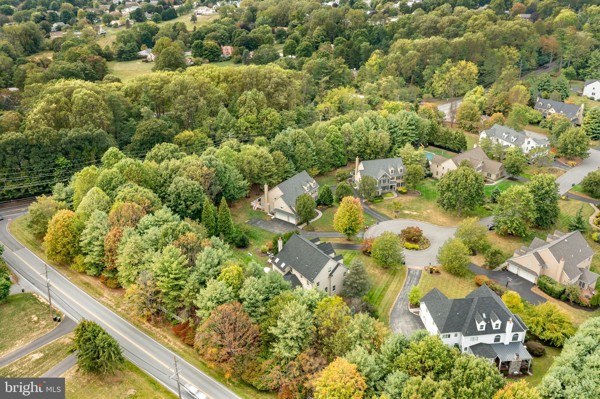 37 Ruth Circle Malvern, PA 19355 - Photo 61 of 63 an aerial view of residential houses with outdoor space