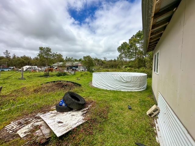 11-3239 4th Street Volcano, HI 96785 - Photo 17 of 22 a view of yard from outdoor seating