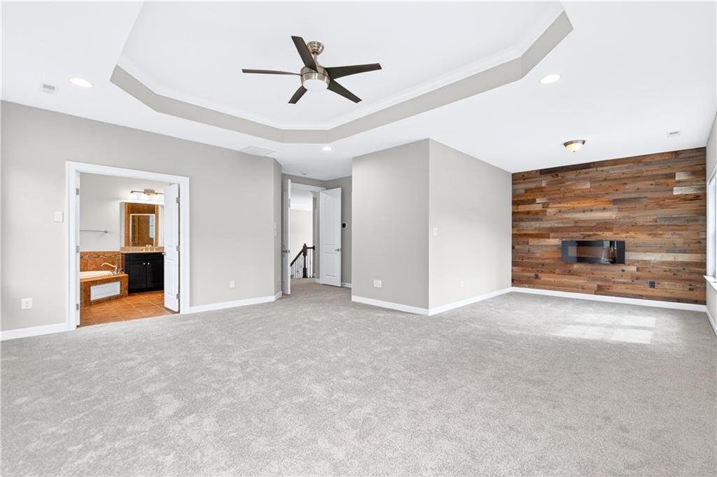 222 Evandale Road Canonsburg, PA 15317 - Photo 24 of 50 Cool accent wall with electric fireplace...