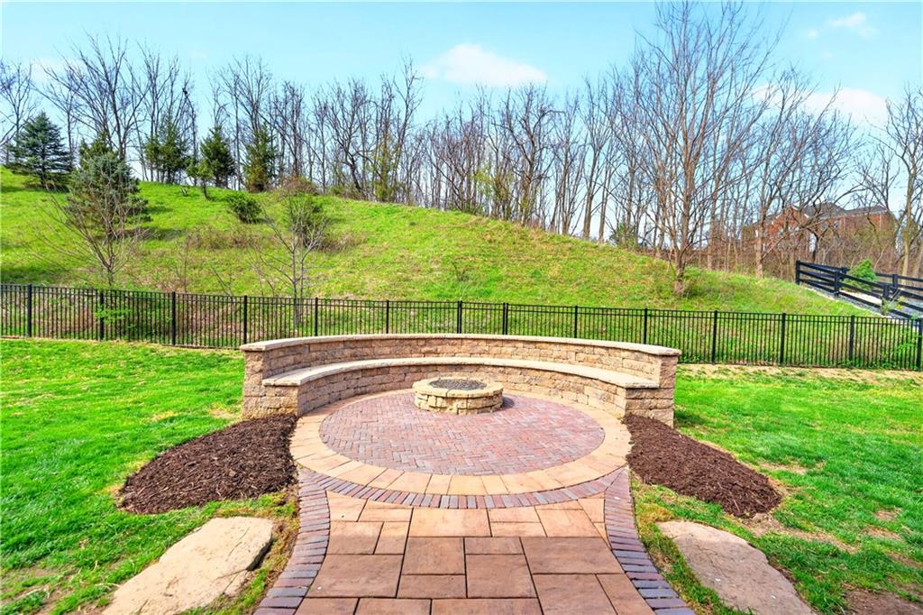 222 Evandale Road Canonsburg, PA 15317 - Photo 46 of 50 Custom fire pit with seating...