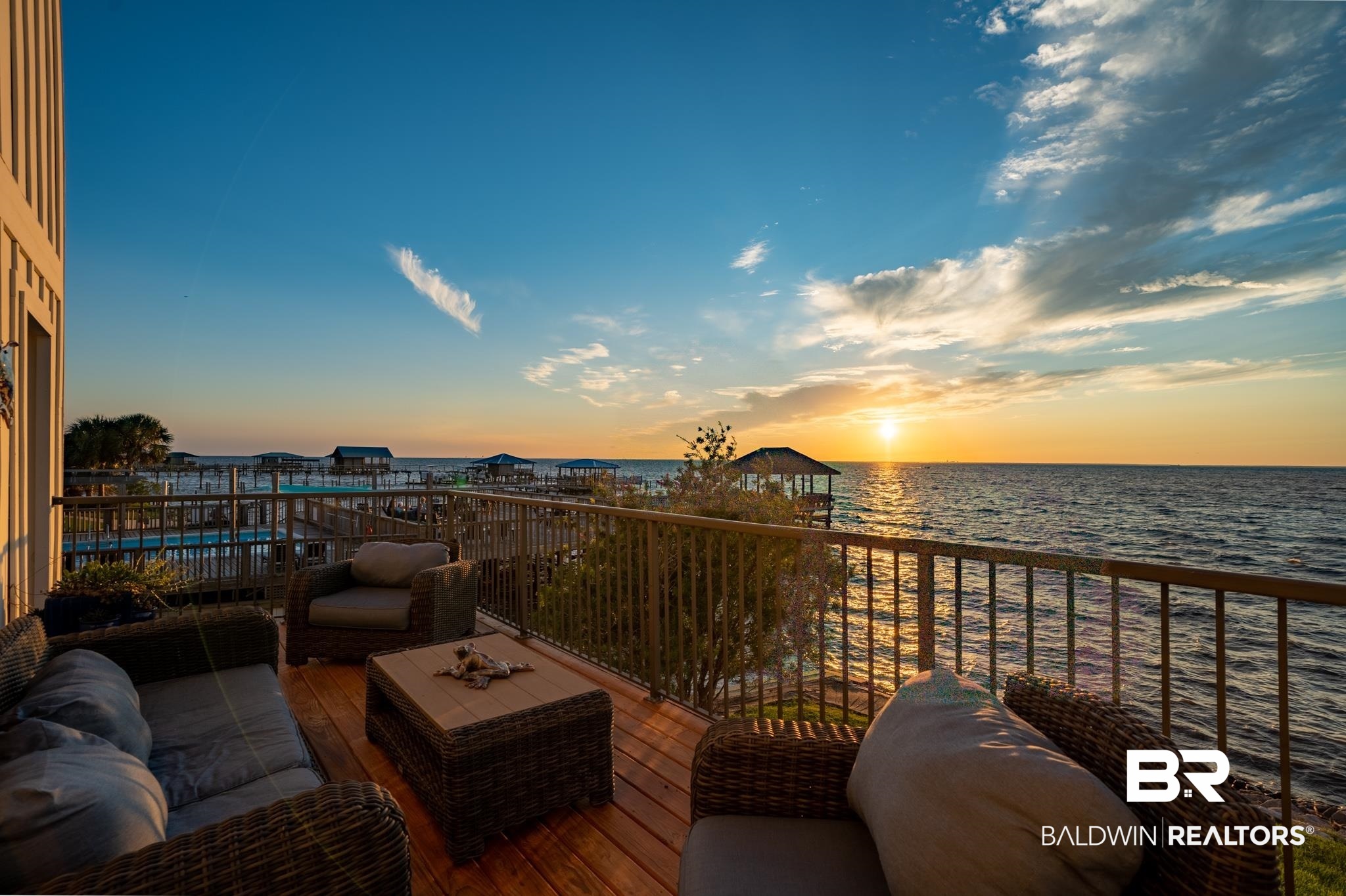 710 South Mobile Street, Unit 28 Fairhope, AL 36532 - Photo 43 of 45 Sunset on your deck