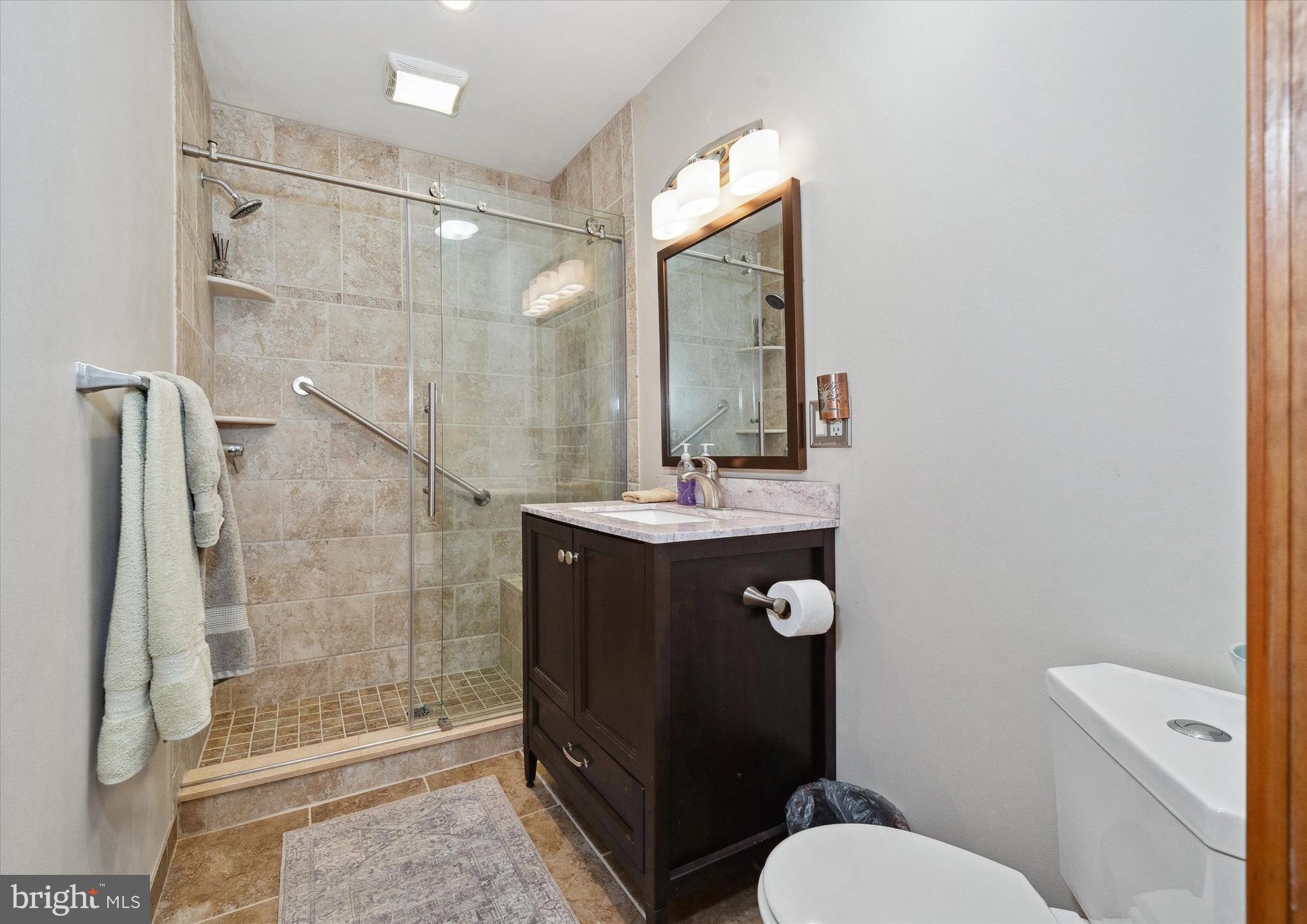 48 Bluff Road Earleville, MD 21919 - Photo 40 of 58 a bathroom with a sink toilet and shower