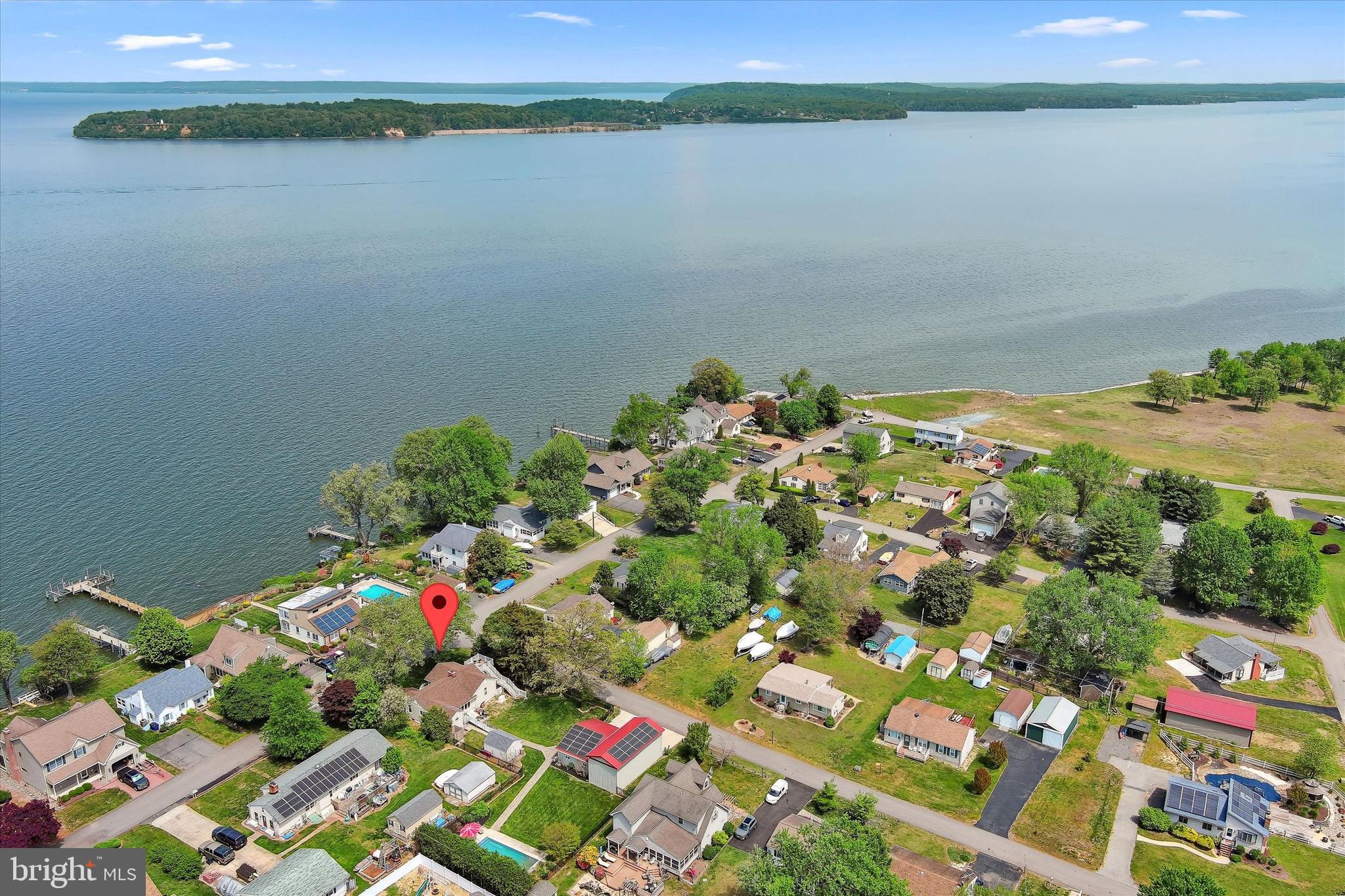 48 Bluff Road Earleville, MD 21919 - Photo 52 of 58 a picture of a lake with a city view