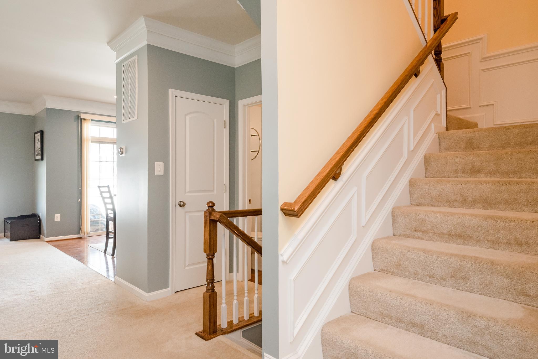8160 Ridgely Loop Severn, MD 21144 - Photo 22 of 44 Carpeted stairs to 2nd floor and basement