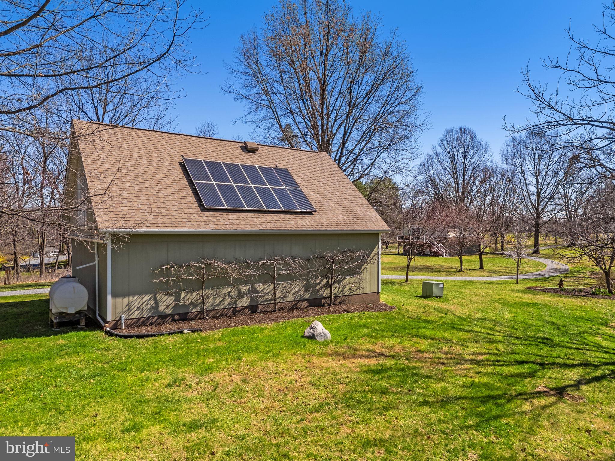 6864-6860 Engle Molers Road Shepherdstown, WV 25443 - Photo 101 of 133 Barn/garage with solar panels and espaliers