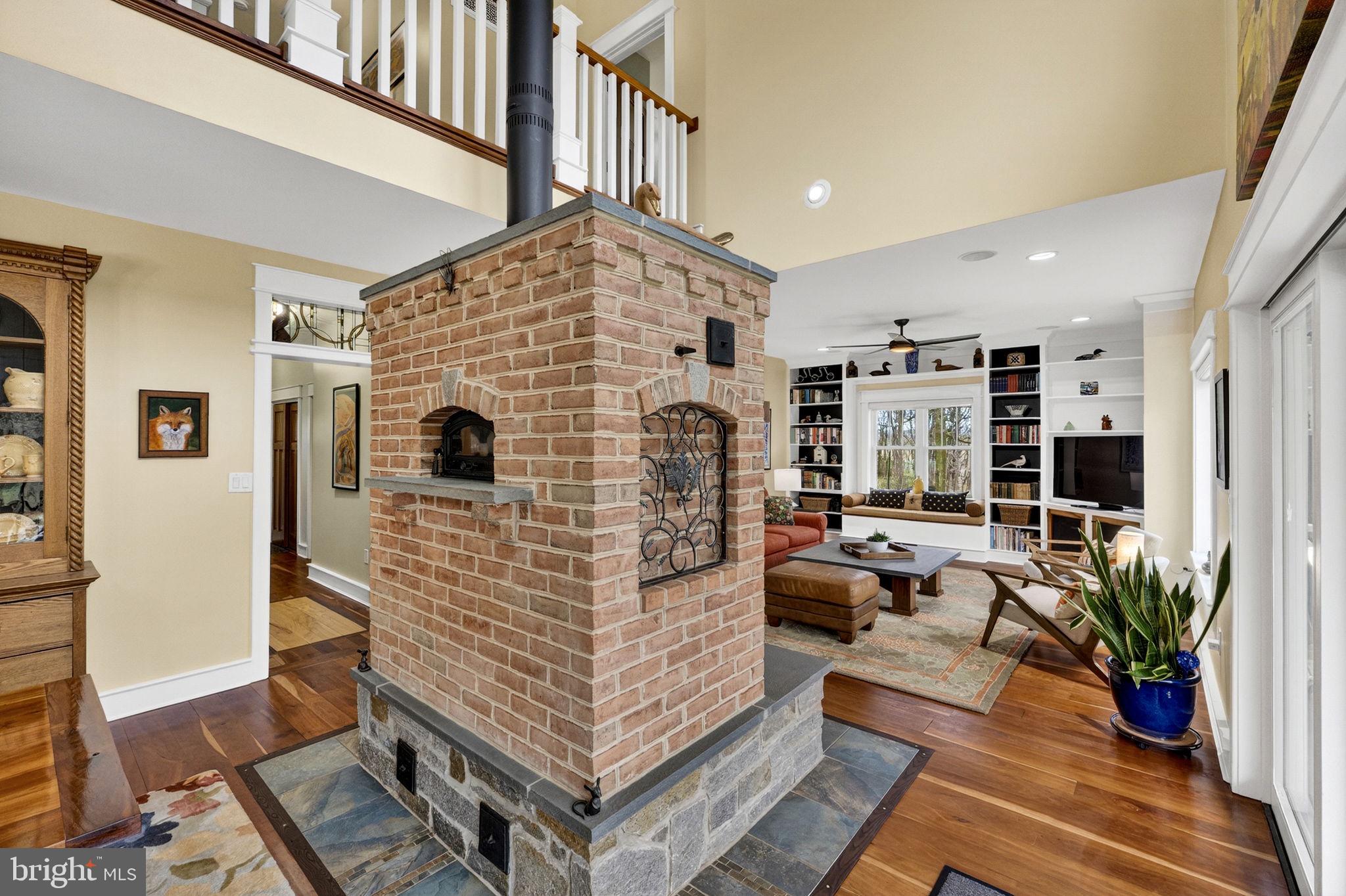 6864-6860 Engle Molers Road Shepherdstown, WV 25443 - Photo 36 of 133 Masonry fireplace with wood burning stove