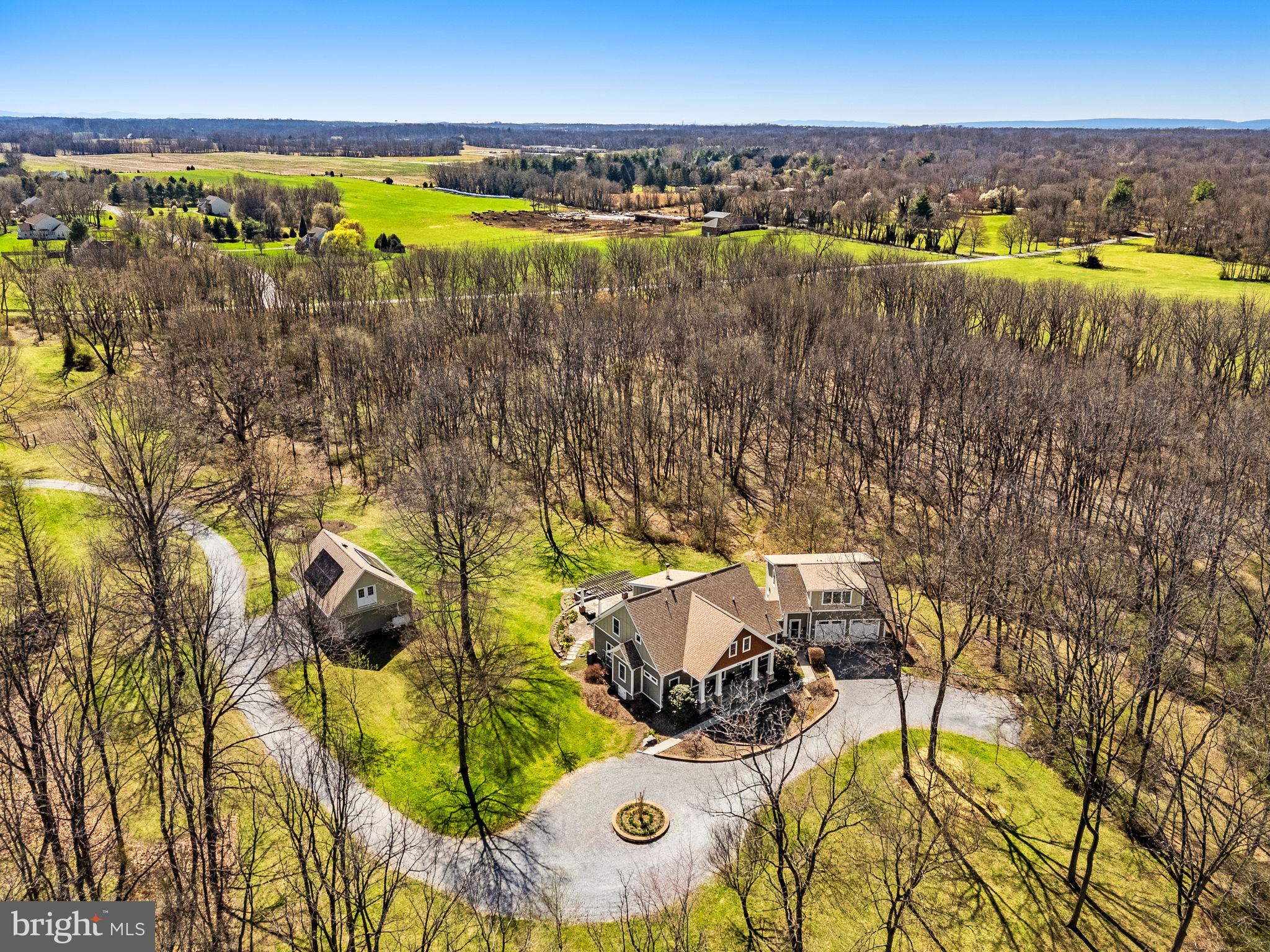 6864-6860 Engle Molers Road Shepherdstown, WV 25443 - Photo 6 of 133 Aerial of home and barn/garage