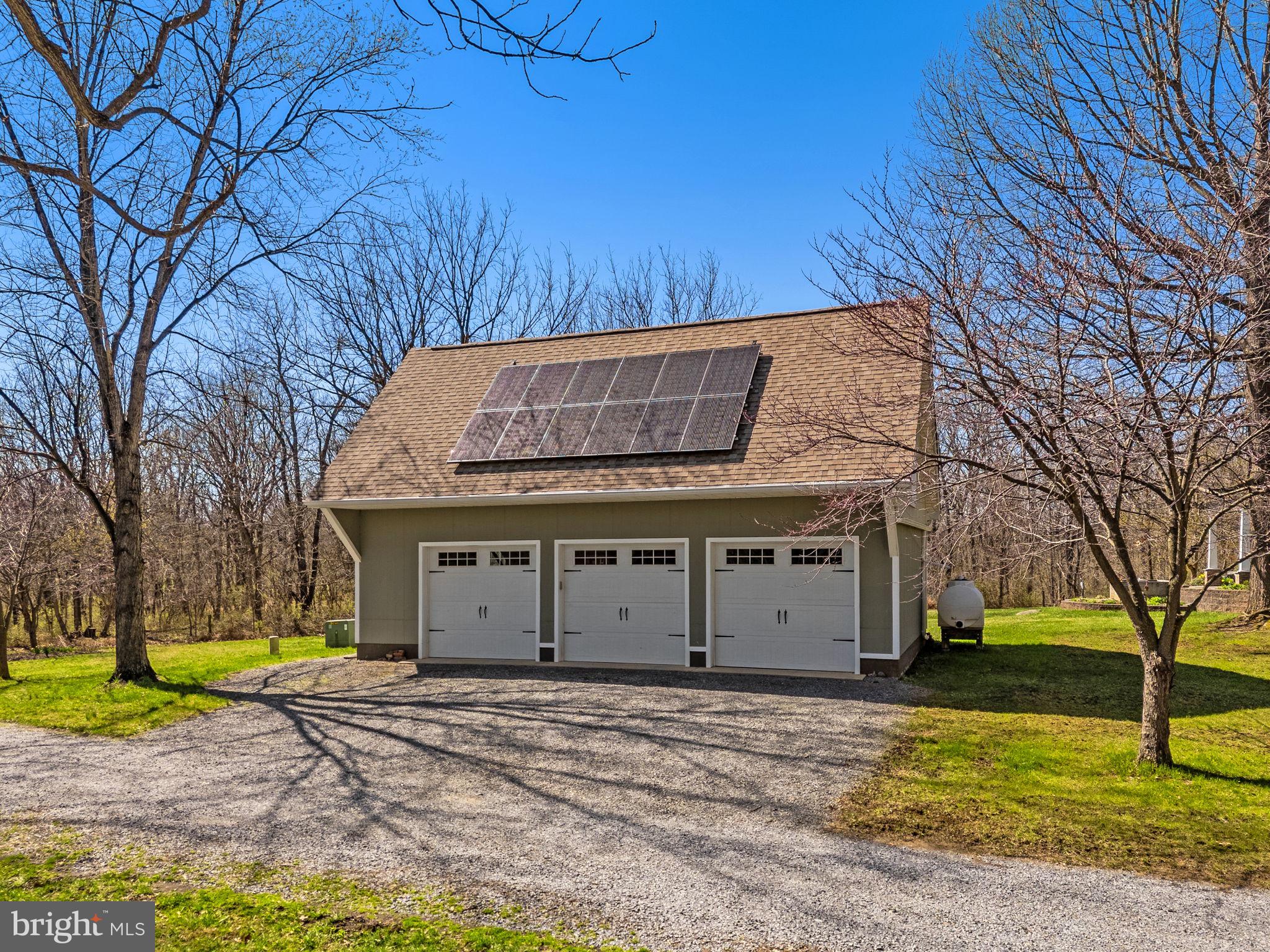 6864-6860 Engle Molers Road Shepherdstown, WV 25443 - Photo 100 of 133 Barn/Garage with solar panels