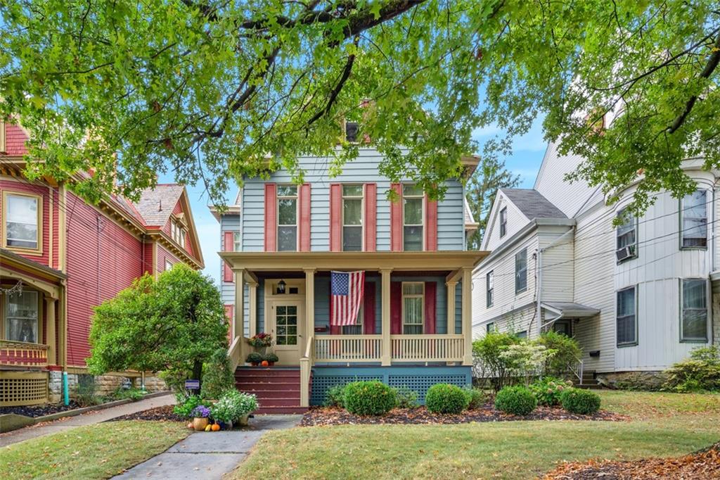 front view of house with a yard