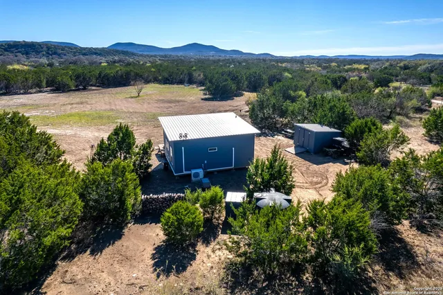 a view of a lake with a mountain in the background